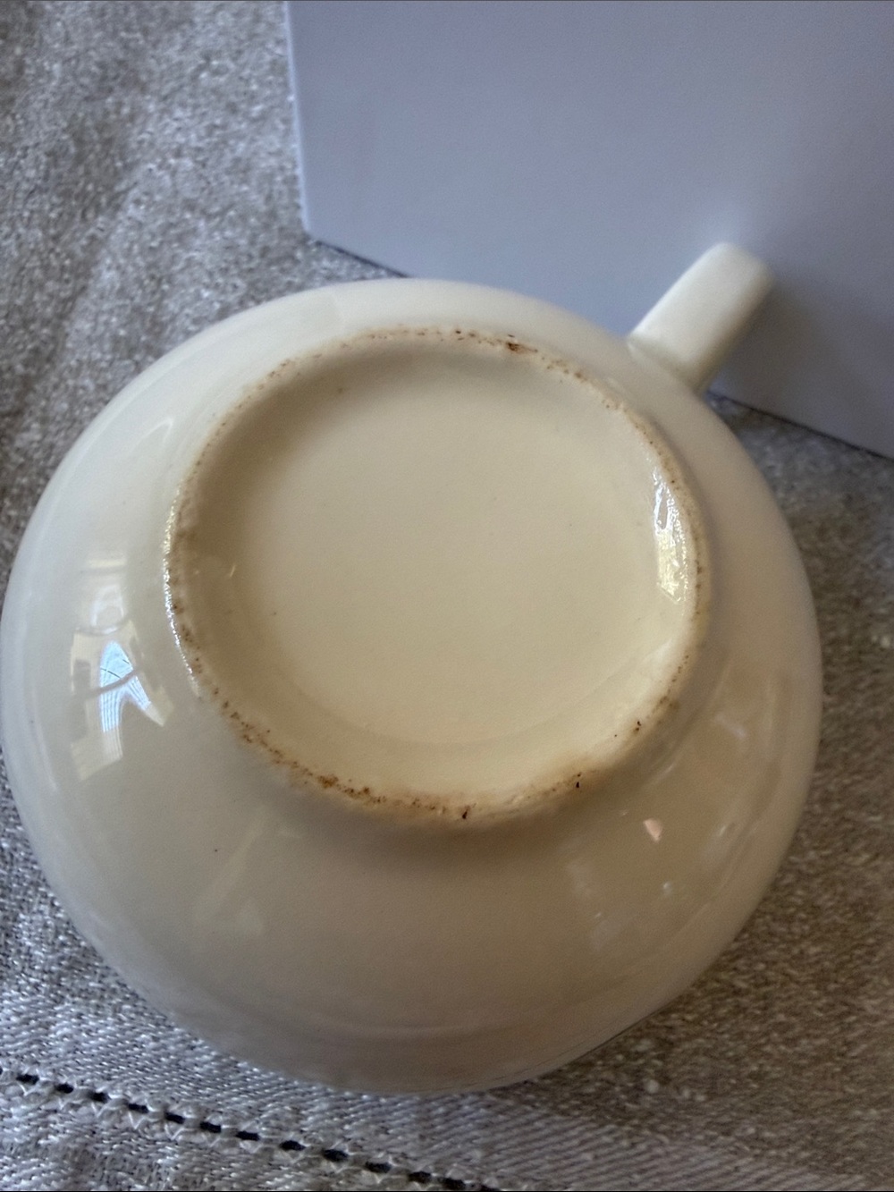 Mid century Crooksville Trotter pattern tea cup & saucer set for display - Picture 3 of 10